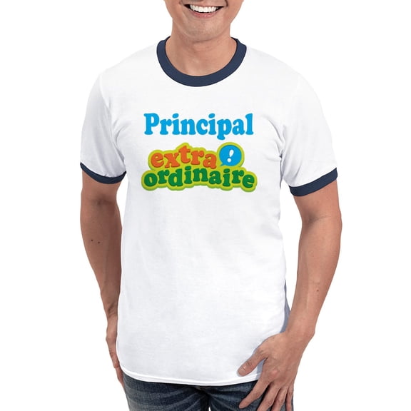 CafePress - Principal Extraordinaire Ringer T - 100% Cotton Ringed T-Shirt