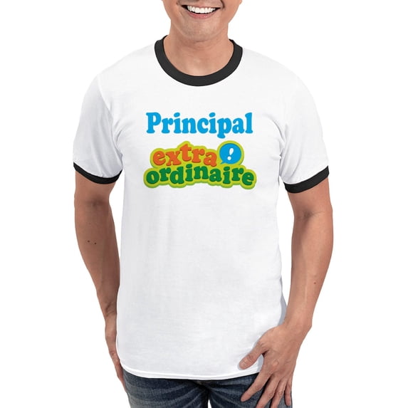 CafePress - Principal Extraordinaire Ringer T - 100% Cotton Ringed T-Shirt