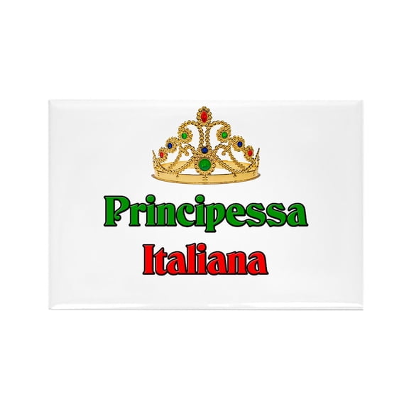 CafePress - Principessa Italiana (Italian Princess) Rectangle - Rectangle Magnet, 2"x3" Refrigerator Magnet