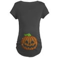 thumbnail image 1 of CafePress - Printed Rhinestone Jackolantern Maternity Tee - Maternity Dark T-Shirt, 1 of 3