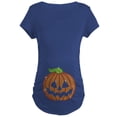 thumbnail image 1 of CafePress - Printed Rhinestone Jackolantern Maternity Tee - Maternity Dark T-Shirt, 1 of 3
