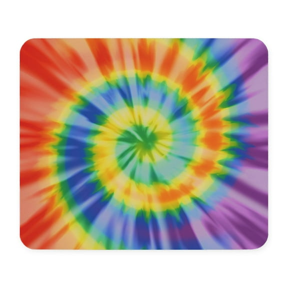 CafePress - Printed Tie Dye Pattern Mousepad - Non-slip Rubber Mousepad, Gaming Mouse Pad