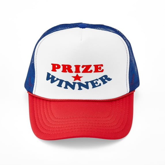 CafePress - Prize Winner Hat - Adjustable Unisex Printed Trucker Hat with Mesh Back