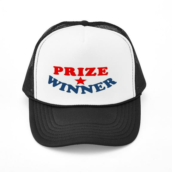 CafePress - Prize Winner Hat - Adjustable Unisex Printed Trucker Hat with Mesh Back