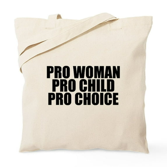 CafePress - Pro Choice Woman - Unisex Canvas Tote Bag, Beige, 1-Piece