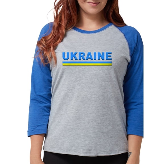 CafePress - Pro Ukraine Pride Ukrainian Fl Long Sleeve T Shirt - Womens Baseball Tee