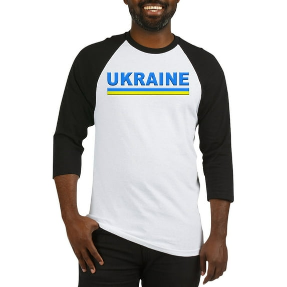 CafePress - Pro Ukraine Pride Ukrainian Flag ? Baseball Jersey - Cotton Baseball Jersey, 3/4 Raglan Sleeve Shirt