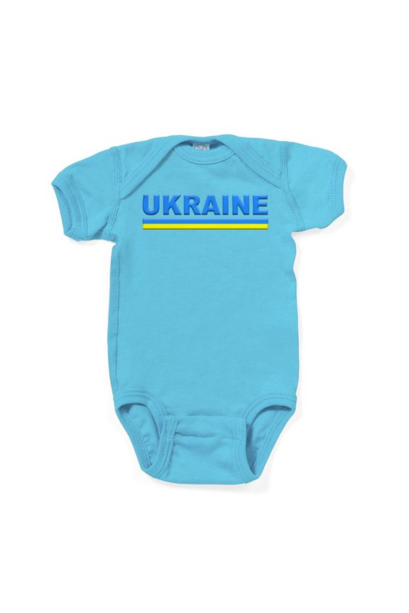- Pro Ukraine Pride Ukrainian Flag ??????? Body Suit - Cute Infant Bodysuit Baby Romper - Size Newborn - 24 Months