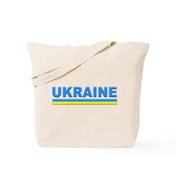 CafePress - Pro Ukraine Pride Ukrainian Flag ? - Unisex Canvas Tote Bag, Beige, 1-Piece