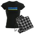 thumbnail image 1 of CafePress - Pro Ukraine Pride Ukrainian Flag ??????? Pajamas - Women's Short Sleeve Print T-Shirt and Pants Dark Cotton Pajama Set, 1 of 7