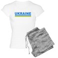 thumbnail image 1 of CafePress - Pro Ukraine Pride Ukrainian Flag ??????? Pajamas - Women's Short Sleeve Print T-Shirt and Pants Light Cotton Pajama Set, 1 of 7