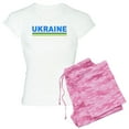 thumbnail image 1 of CafePress - Pro Ukraine Pride Ukrainian Flag ??????? Pajamas - Women's Short Sleeve Print T-Shirt and Pants Light Cotton Pajama Set, 1 of 7