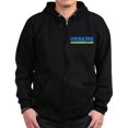 thumbnail image 1 of CafePress - Pro Ukraine Pride Ukrainian Flag ?????? Sweatshirt - Zip Hoodie, Classic Hooded Sweatshirt with Metal Zipper, 1 of 4