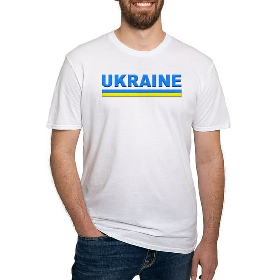CafePress - Pro Ukraine Pride Ukrainian Flag ??????? T Shirt - Fitted T-Shirt, Vintage Fit Soft Cotton Tee