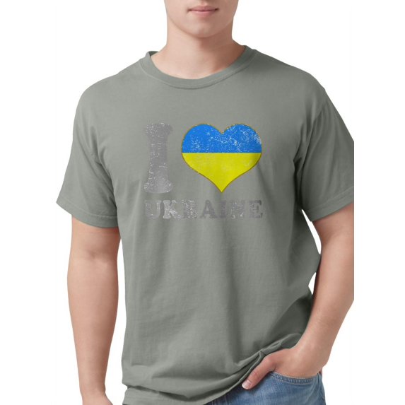 CafePress - Pro Ukraine Pride Ukrainian Flag ??????? T Shirt - Mens Comfort Colors® Shirt