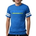 thumbnail image 1 of CafePress - Pro Ukraine Pride Ukrainian Flag ??????? T Shirt - Mens Football Shirt, 1 of 4