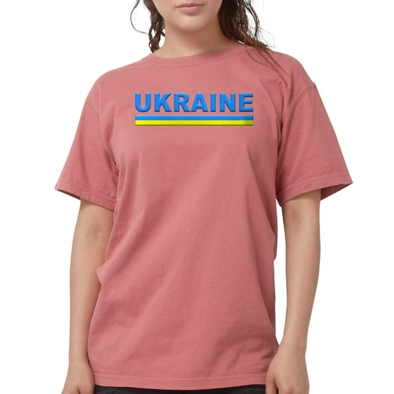 CafePress - Pro Ukraine Pride Ukrainian Flag ??????? T Shirt - Womens Comfort Colors® Shirt