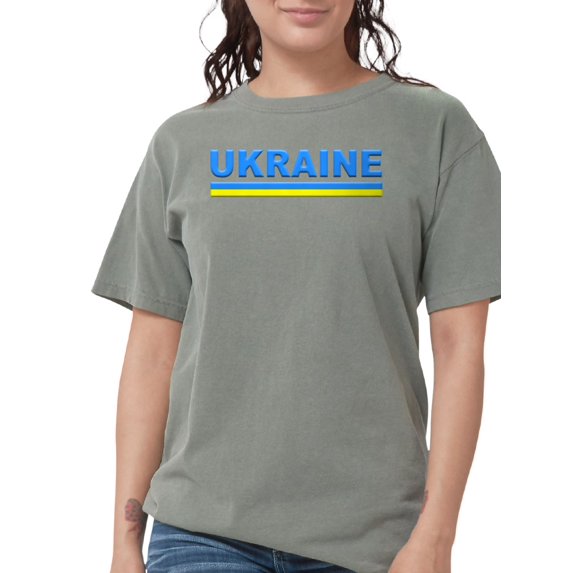 CafePress - Pro Ukraine Pride Ukrainian Flag ??????? T Shirt - Womens Comfort Colors® Shirt