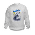 thumbnail image 1 of CafePress - Pro Ukraine Support Ukrainian Flag Peac Sweatshirt - Kids Sweatshirt, Youth Crew Neck Sweatshirt, 1 of 4