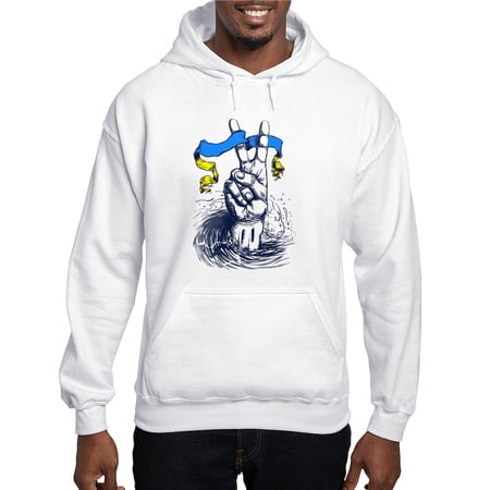 CafePress - Pro Ukraine Support Ukrainian Flag Peac Sweatshirt - Pullover Hoodie, Hooded Sweatshirt