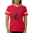 thumbnail image 1 of CafePress - Pro Ukraine Support Ukrainian Flag Peace S T Shirt - Womens Football Shirt, 1 of 4