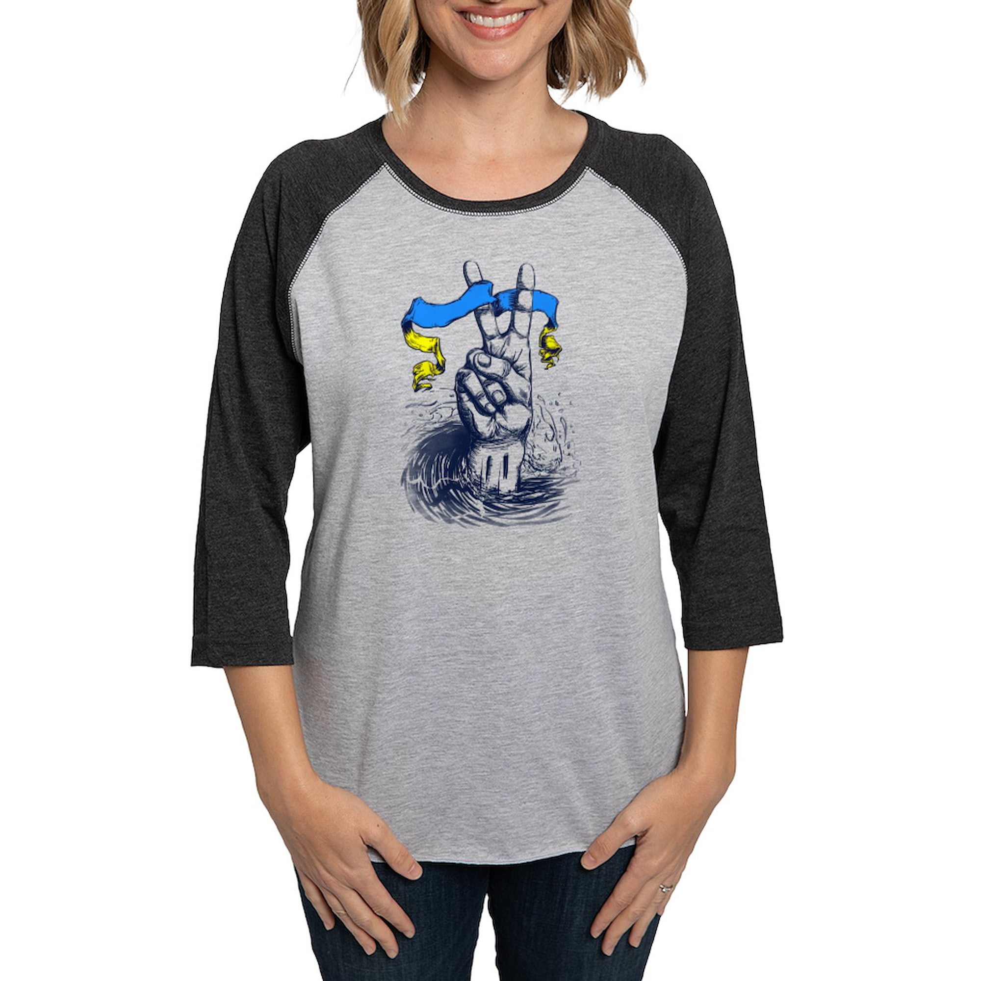 CafePress - Pro Ukraine Support Ukrainian Long Sleeve T Shirt - Womens Baseball Tee