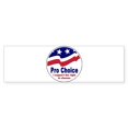thumbnail image 1 of CafePress - Prochoice10x10 - 10"x3" Rectangle Bumper Sticker, 1 of 1