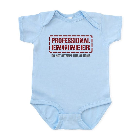 CafePress - Professional Engineer Infant Bodysuit - Baby Light Bodysuit, Size Newborn - 24 Months