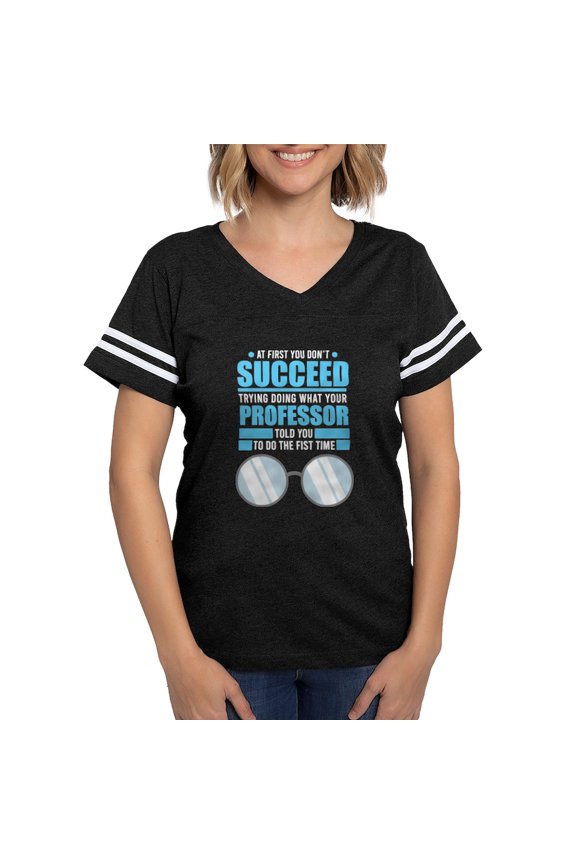 - Professor Profession Funny Typography Quot T Shirt - Womens Football Shirt