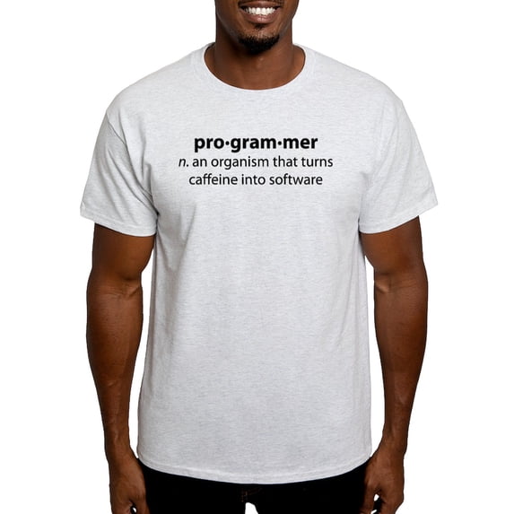 CafePress - Programmer Ash Grey - Men's Classic Graphic T-Shirt
