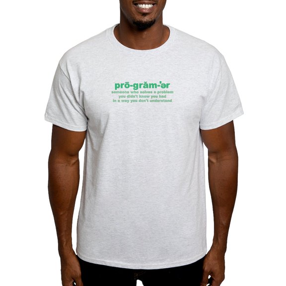 CafePress - Programmer Problems Light T Shirt - Men's Classic Graphic T-Shirt