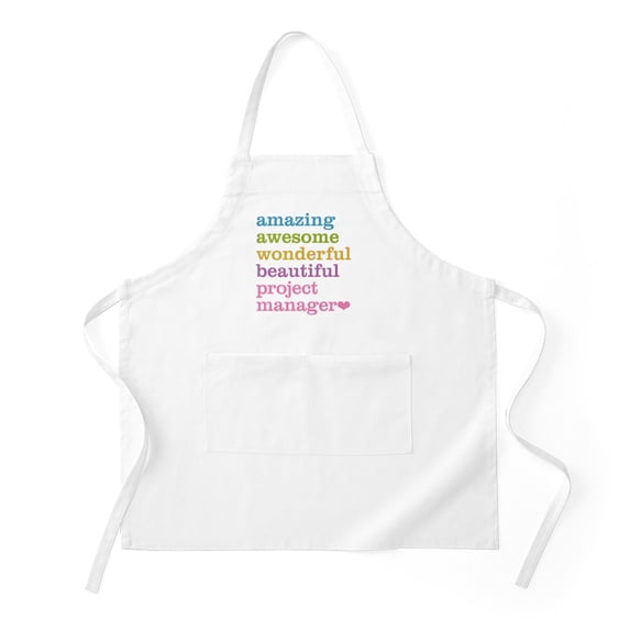 CafePress - Project Manager - Kitchen Apron with Pockets, Grilling Apron, Baking Apron