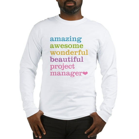 CafePress - Project Manager Long Sleeve T Shirt - Unisex Cotton Long Sleeve T-Shirt