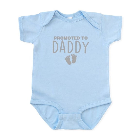 CafePress - Promoted To Daddy Body Suit - Baby Light Bodysuit, Size Newborn - 24 Months