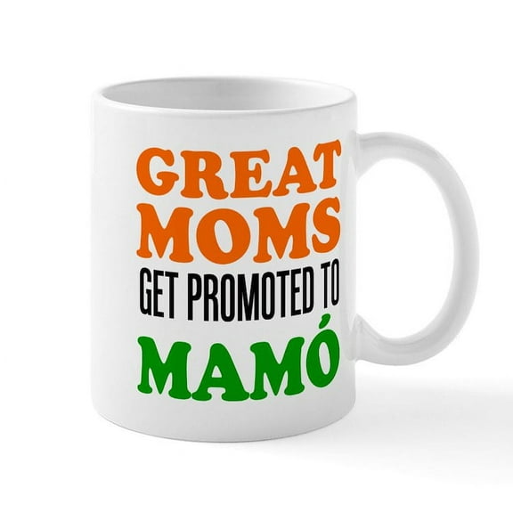 CafePress - Promoted To Mamo Drinkware Mugs - 11 oz Ceramic Mug - Novelty Coffee Tea Cup