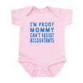 thumbnail image 1 of CafePress - Proof Mommy Cant Resist Accountants Body Suit - Baby Light Bodysuit, Size Newborn - 24 Months, 1 of 4