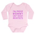 thumbnail image 1 of CafePress - Proof Mommy Cant Resist Architects Body Suit - Long Sleeve Cotton Baby Bodysuit, 1 of 4