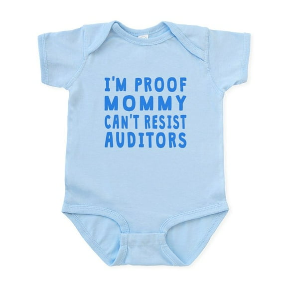 CafePress - Proof Mommy Cant Resist Auditors Body Suit - Baby Light Bodysuit, Size Newborn - 24 Months