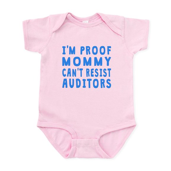 CafePress - Proof Mommy Cant Resist Auditors Body Suit - Baby Light Bodysuit, Size Newborn - 24 Months
