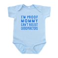 thumbnail image 1 of CafePress - Proof Mommy Cant Resist Chiropractors Body Suit - Baby Light Bodysuit, Size Newborn - 24 Months, 1 of 4