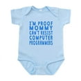 thumbnail image 1 of CafePress - Proof Mommy Cant Resist Computer Programmers Body - Baby Light Bodysuit, Size Newborn - 24 Months, 1 of 4