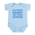 thumbnail image 1 of CafePress - Proof Mommy Cant Resist Electricians Body Suit - Baby Light Bodysuit, Size Newborn - 24 Months, 1 of 4