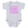 thumbnail image 1 of CafePress - Proof Mommy Cant Resist Firemen - Cute Infant Bodysuit Baby Romper - Size Newborn - 24 Months, 1 of 3