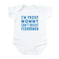 thumbnail image 1 of CafePress - Proof Mommy Cant Resist Fishermen Body Suit - Baby Light Bodysuit, Size Newborn - 24 Months, 1 of 4