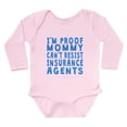 thumbnail image 1 of CafePress - Proof Mommy Cant Resist Insurance Agents Body Suit - Long Sleeve Cotton Baby Bodysuit, 1 of 4