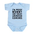 thumbnail image 1 of CafePress - Proof Mommy Cant Resist Lacrosse Coaches Body Suit - Baby Light Bodysuit, 1 of 4