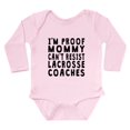 thumbnail image 1 of CafePress - Proof Mommy Cant Resist Lacrosse Coaches Body Suit - Long Sleeve Cotton Baby Bodysuit, 1 of 4