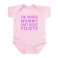 thumbnail image 1 of CafePress - Proof Mommy Cant Resist Pilots Body Suit - Baby Light Bodysuit, Size Newborn - 24 Months, 1 of 4