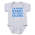 thumbnail image 1 of CafePress - Proof Mommy Cant Resist Welders - Cute Infant Bodysuit Baby Romper, 1 of 1