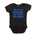 thumbnail image 1 of CafePress - Proof Mommy Cant Resist Welders - Cute Infant Bodysuit Baby Romper, 1 of 1